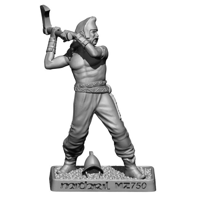 MZ750 : Easterling with two-handed axe